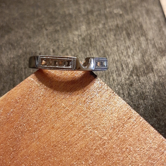 Amazing pear shaped wedding set - Picture 4 of 12